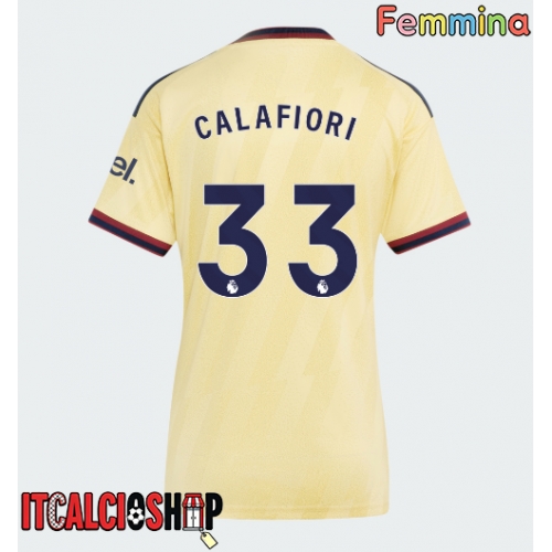 Arsenal Riccardo Calafiori #33 Terza Maglia Femmina 2026-27 Manica Corta